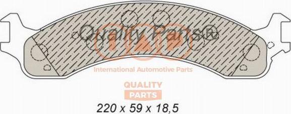 IAP QUALITY PARTS 704-00028 - Гальмівні колодки, дискові гальма avtolavka.club