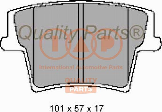 IAP QUALITY PARTS 704-02073 - Гальмівні колодки, дискові гальма avtolavka.club