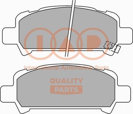 IAP QUALITY PARTS 704-15051P - Гальмівні колодки, дискові гальма avtolavka.club