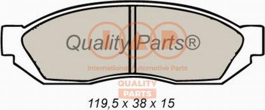 IAP QUALITY PARTS 704-16070 - Гальмівні колодки, дискові гальма avtolavka.club