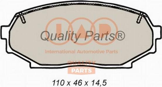 IAP QUALITY PARTS 704-11031 - Гальмівні колодки, дискові гальма avtolavka.club