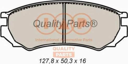 IAP QUALITY PARTS 704-13080X - Гальмівні колодки, дискові гальма avtolavka.club