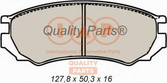 IAP QUALITY PARTS 704-13080 - Гальмівні колодки, дискові гальма avtolavka.club