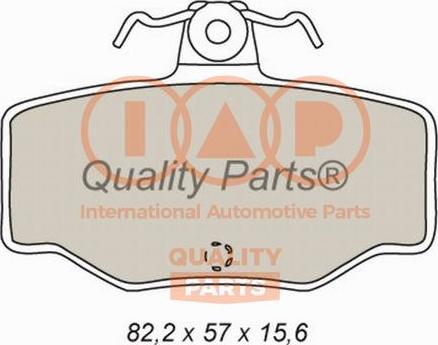 IAP QUALITY PARTS 704-13083 - Гальмівні колодки, дискові гальма avtolavka.club