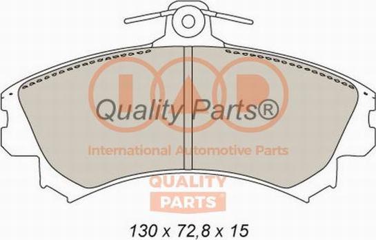 IAP QUALITY PARTS 704-12065 - Гальмівні колодки, дискові гальма avtolavka.club