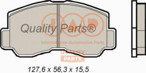 IAP QUALITY PARTS 704-12010X - Гальмівні колодки, дискові гальма avtolavka.club