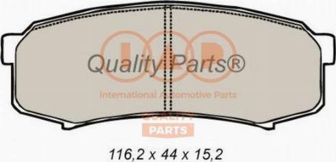 IAP QUALITY PARTS 704-17047X - Гальмівні колодки, дискові гальма avtolavka.club