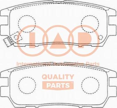 IAP QUALITY PARTS 704-12022P - Гальмівні колодки, дискові гальма avtolavka.club