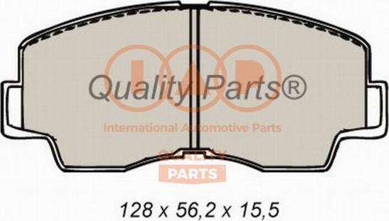 IAP QUALITY PARTS 704-12102 - Гальмівні колодки, дискові гальма avtolavka.club