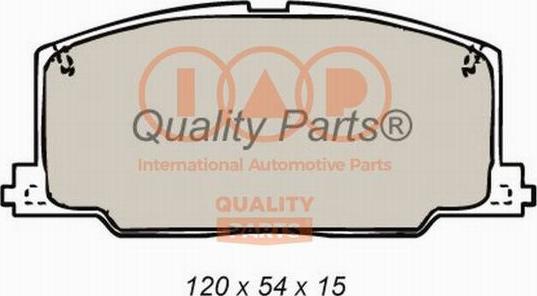 IAP QUALITY PARTS 704-17095 - Гальмівні колодки, дискові гальма avtolavka.club