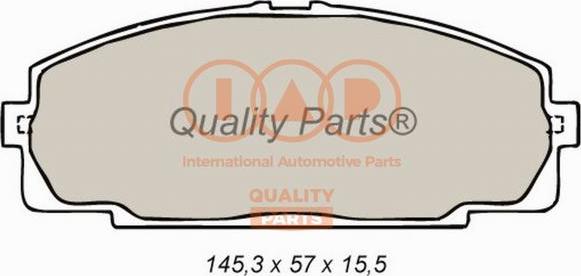 IAP QUALITY PARTS 704-17064X - Гальмівні колодки, дискові гальма avtolavka.club