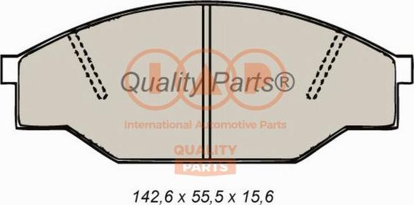 IAP QUALITY PARTS 704-17061X - Гальмівні колодки, дискові гальма avtolavka.club