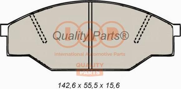 IAP QUALITY PARTS 704-17061 - Гальмівні колодки, дискові гальма avtolavka.club