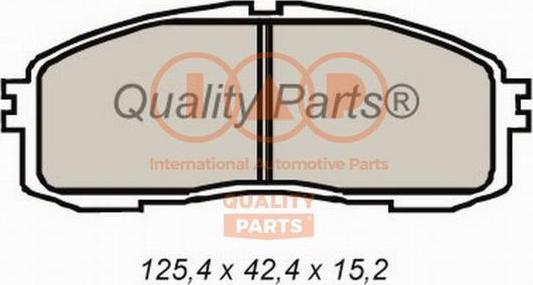 IAP QUALITY PARTS 704-17067 - Гальмівні колодки, дискові гальма avtolavka.club