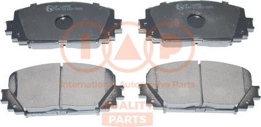 IAP QUALITY PARTS 704-17009 - Гальмівні колодки, дискові гальма avtolavka.club