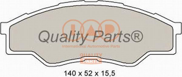 IAP QUALITY PARTS 704-17160 - Гальмівні колодки, дискові гальма avtolavka.club