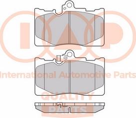 IAP QUALITY PARTS 704-17113X - Гальмівні колодки, дискові гальма avtolavka.club