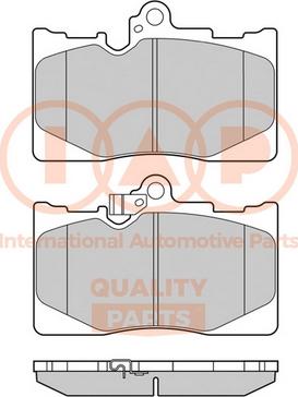 IAP QUALITY PARTS 704-17113 - Гальмівні колодки, дискові гальма avtolavka.club