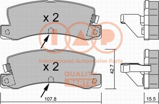 Magneti Marelli 323700024400 - Гальмівні колодки, дискові гальма avtolavka.club