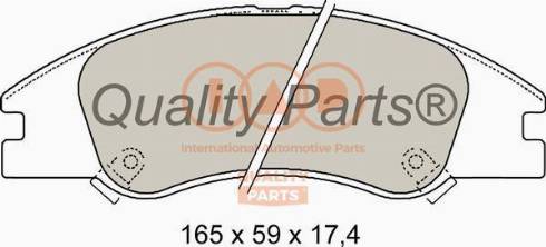 IAP QUALITY PARTS 704-21042X - Гальмівні колодки, дискові гальма avtolavka.club