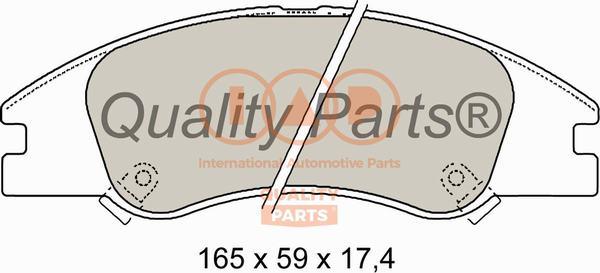 IAP QUALITY PARTS 704-21042G - Гальмівні колодки, дискові гальма avtolavka.club