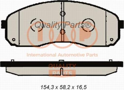 IAP QUALITY PARTS 704-21052X - Гальмівні колодки, дискові гальма avtolavka.club