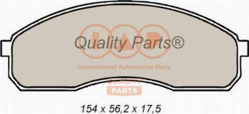 IAP QUALITY PARTS 704-21082X - Гальмівні колодки, дискові гальма avtolavka.club