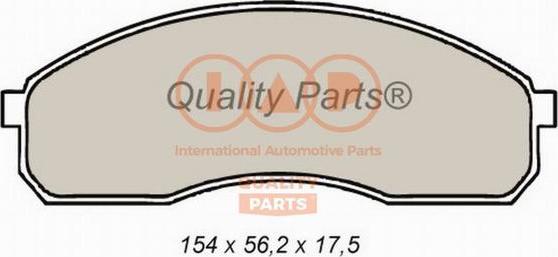 IAP QUALITY PARTS 704-21082 - Гальмівні колодки, дискові гальма avtolavka.club