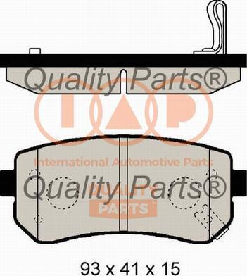 IAP QUALITY PARTS 704-21073X - Гальмівні колодки, дискові гальма avtolavka.club