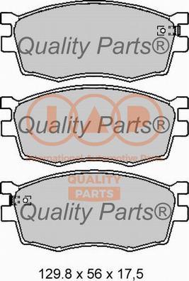 IAP QUALITY PARTS 704-21072G - Гальмівні колодки, дискові гальма avtolavka.club