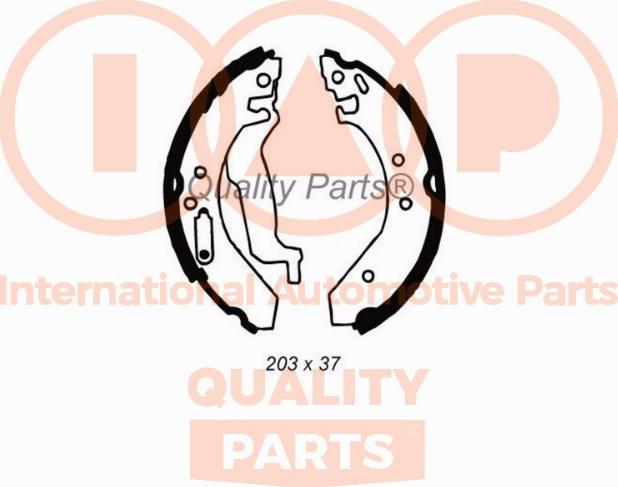 IAP QUALITY PARTS 705-06021 - Комплект гальм, барабанний механізм avtolavka.club