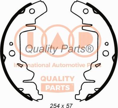 IAP QUALITY PARTS 705-02012 - Комплект гальм, барабанний механізм avtolavka.club