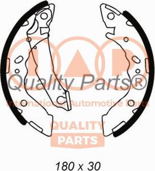 IAP QUALITY PARTS 705-07050 - Комплект гальм, барабанний механізм avtolavka.club