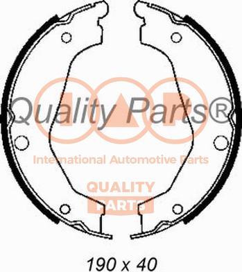 IAP QUALITY PARTS 705-07082 - Комплект гальм, ручник, парковка avtolavka.club