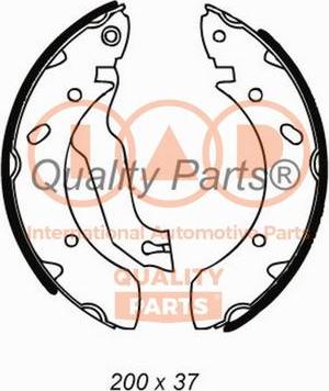 IAP QUALITY PARTS 705-07020 - Комплект гальм, барабанний механізм avtolavka.club