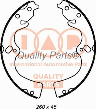 IAP QUALITY PARTS 705-19010 - Комплект гальм, барабанний механізм avtolavka.club