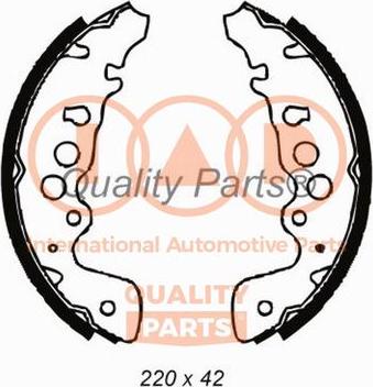 IAP QUALITY PARTS 705-16056 - Комплект гальм, барабанний механізм avtolavka.club