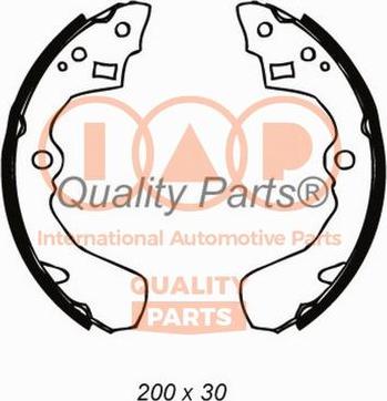 IAP QUALITY PARTS 705-16060 - Комплект гальм, барабанний механізм avtolavka.club