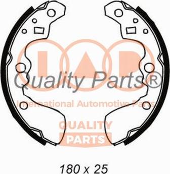 IAP QUALITY PARTS 705-16062 - Комплект гальм, барабанний механізм avtolavka.club