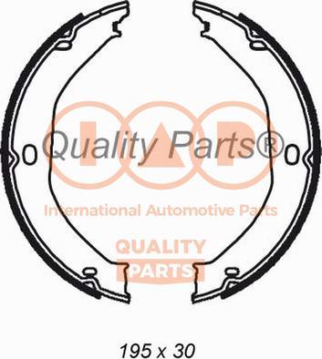 IAP QUALITY PARTS 705-10045 - Комплект гальм, ручник, парковка avtolavka.club