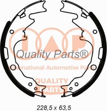 IAP QUALITY PARTS 705-10042 - Комплект гальм, барабанний механізм avtolavka.club