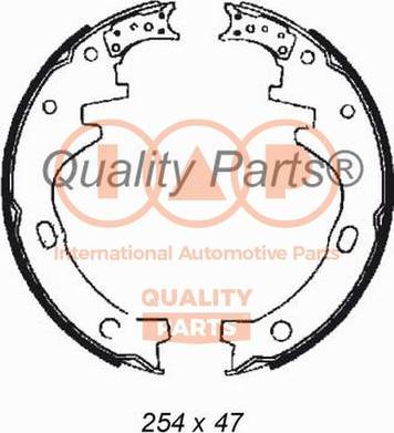 IAP QUALITY PARTS 705-13039 - Комплект гальм, барабанний механізм avtolavka.club