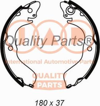 IAP QUALITY PARTS 705-12090 - Комплект гальм, барабанний механізм avtolavka.club