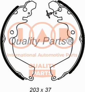 IAP QUALITY PARTS 705-12060 - Комплект гальм, барабанний механізм avtolavka.club