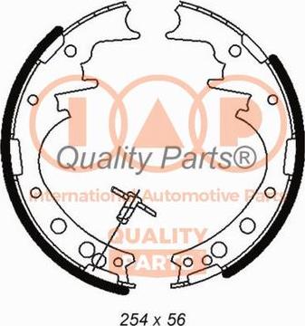 IAP QUALITY PARTS 705-17060 - Комплект гальм, барабанний механізм avtolavka.club