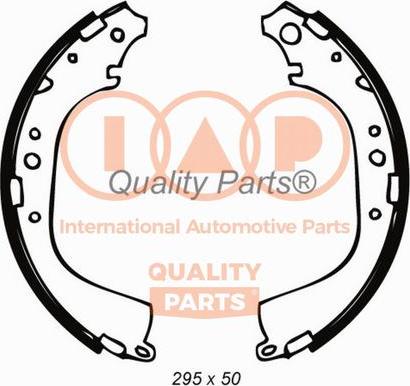 IAP QUALITY PARTS 705-17070 - Комплект гальм, барабанний механізм avtolavka.club