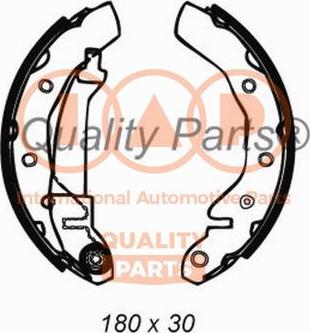 IAP QUALITY PARTS 705-20062 - Комплект гальм, барабанний механізм avtolavka.club