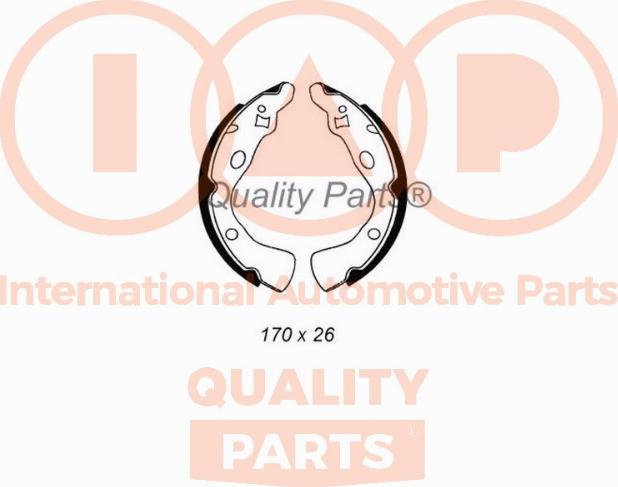 IAP QUALITY PARTS 705-21030 - Комплект гальм, барабанний механізм avtolavka.club