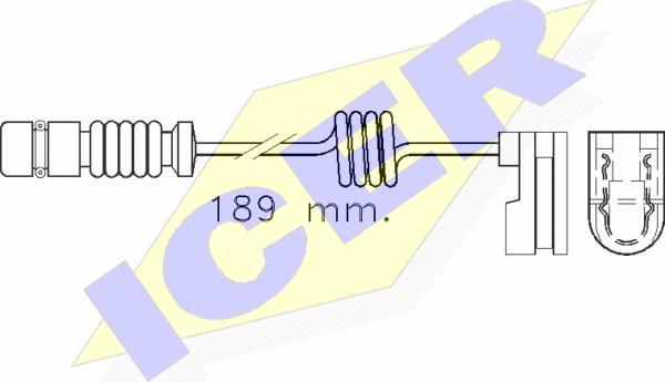 Icer 610377 E C - Сигналізатор, знос гальмівних колодок avtolavka.club