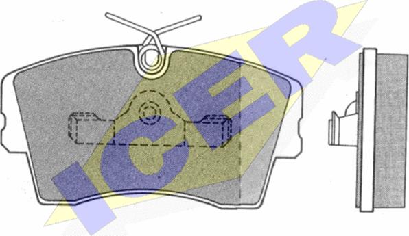 Icer 180471 - Гальмівні колодки, дискові гальма avtolavka.club